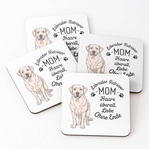 Item preview, Labrador Retriever Mom – Humorous design for dog moms with heart and hair designed and sold by Globuwear.