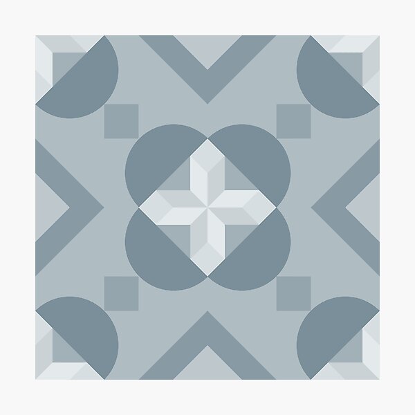 Item preview, Geometric Pattern: Javier: Bluestone designed and sold by Red Wolf.