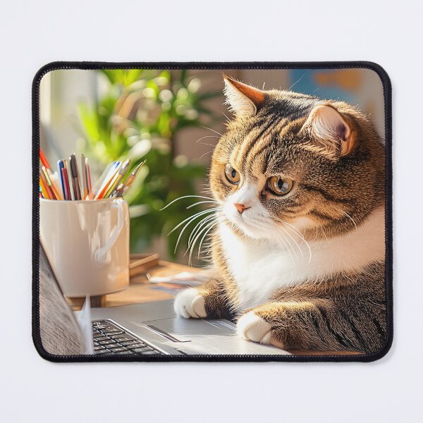 Item preview, Clawffice Hours – Serious Cat, Serious Business designed and sold by Mossberry Artsy.