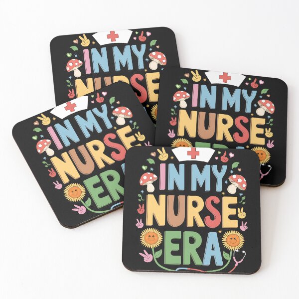 Item preview, In My Nurse Era Floral Hippie Groovy Retro Daisy Funny Nurse designed and sold by Nekusa.