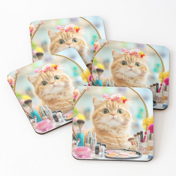 Item preview, Meowkeup Attempt – First Time, Furry Fail designed and sold by Mossberry Artsy.