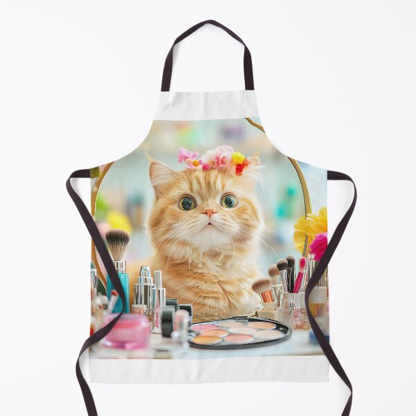 Item preview, Meowkeup Attempt – First Time, Furry Fail designed and sold by Mossberry Artsy.