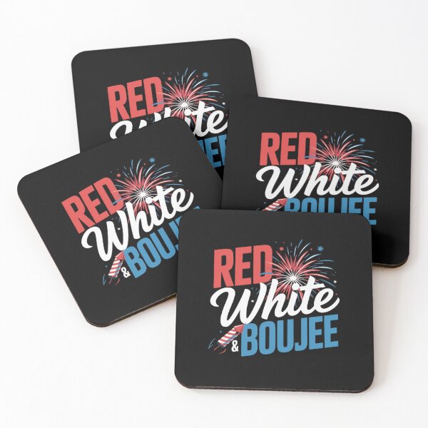 Item preview, Red White And Boujee happy 4th of july  designed and sold by MotivaChic.