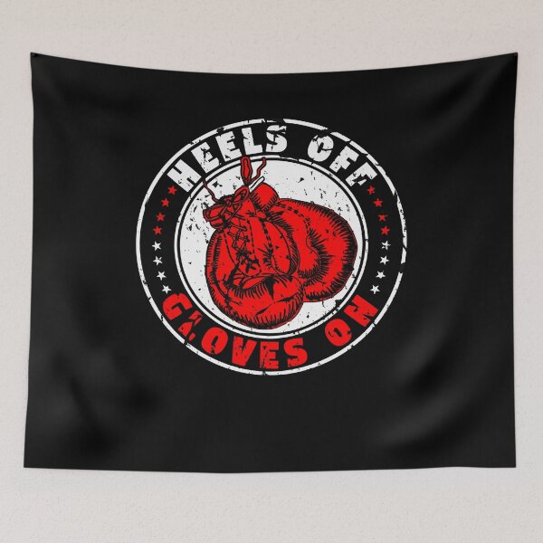 Item preview, Boxing Training Heels Off Funny Design for Women Boxers designed and sold by AllStarMerch.
