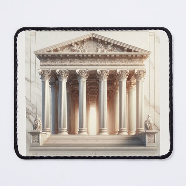 Item preview, Symmetrical Greek Temple – Classical Architecture Design designed and sold by Roberta Calabrese.