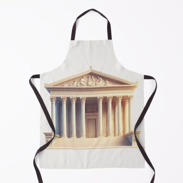 Item preview, Symmetrical Greek Temple – Classical Architecture Design designed and sold by Roberta Calabrese.