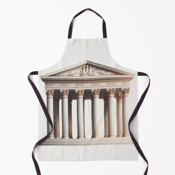 Item preview, Symmetrical Greek Temple – Classical Architecture Design designed and sold by Roberta Calabrese.
