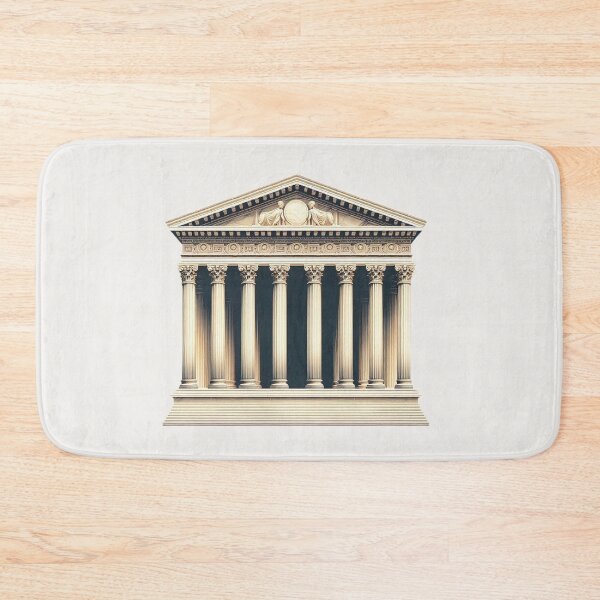 Item preview, Symmetrical Greek Temple – Classical Architecture Design designed and sold by Roberta Calabrese.