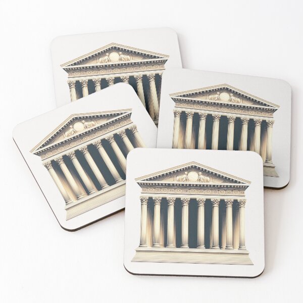 Item preview, Symmetrical Greek Temple – Classical Architecture Design designed and sold by Roberta Calabrese.
