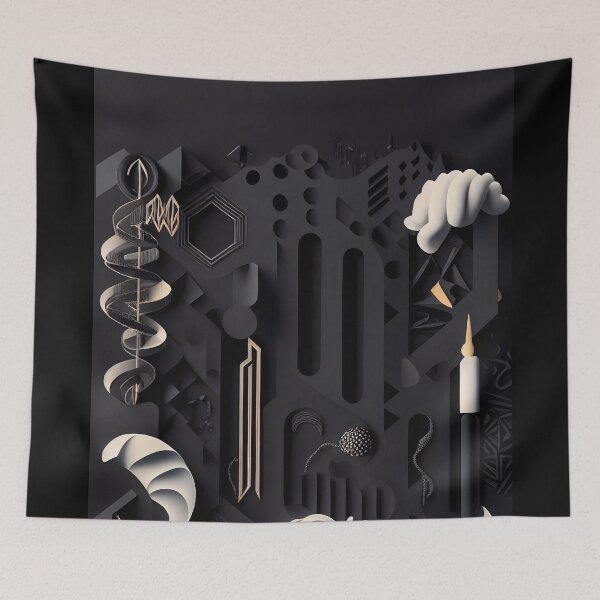 Item preview, Abstract Science and Geometry – Modern Surreal Design designed and sold by ShadowAndSlate.