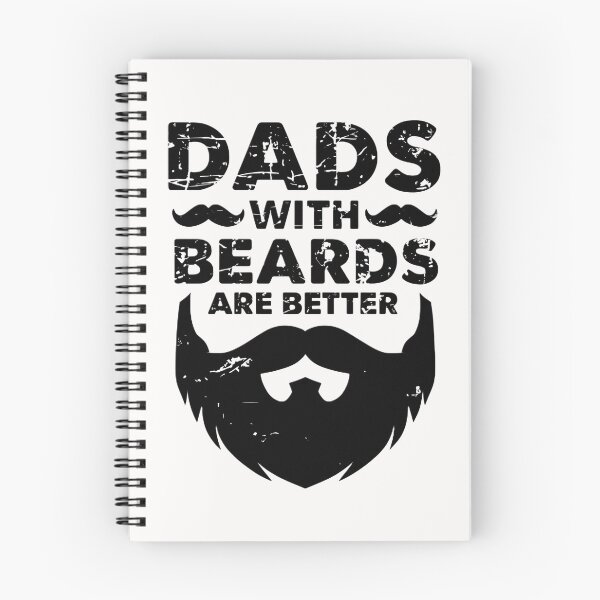 Item preview, Dads with Beards Are Better - Funny Beard Dad T-Shirt designed and sold by FestivityFinds.