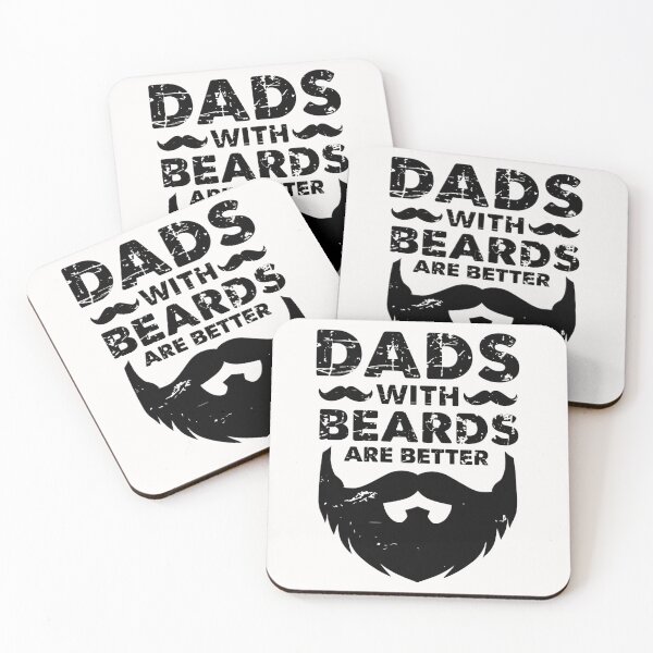 Item preview, Dads with Beards Are Better - Funny Beard Dad T-Shirt designed and sold by FestivityFinds.