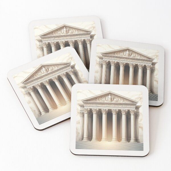Item preview, Symmetrical Greek Temple – Classical Architecture Design designed and sold by Roberta Calabrese.