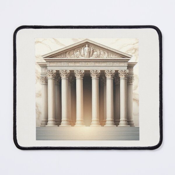 Item preview, Symmetrical Greek Temple – Classical Architecture Design designed and sold by Roberta Calabrese.