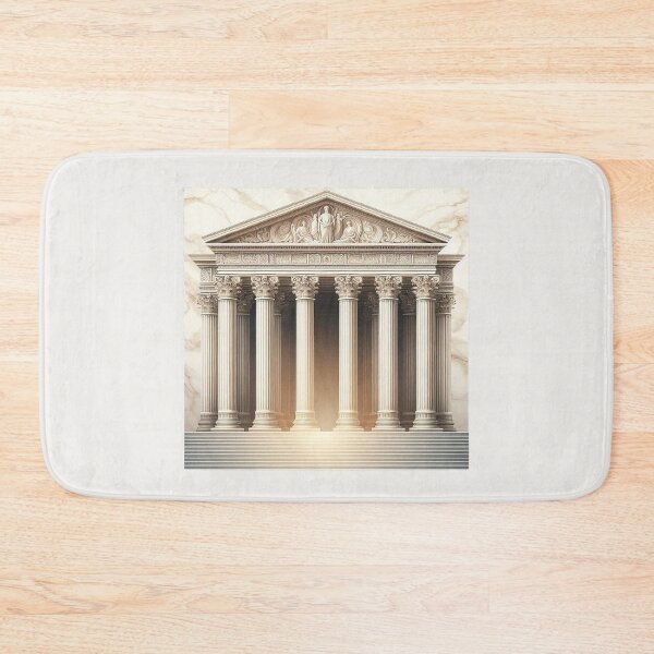 Item preview, Symmetrical Greek Temple – Classical Architecture Design designed and sold by Roberta Calabrese.