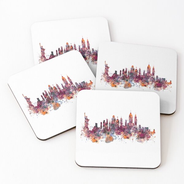 Item preview, NYC Skyline Watercolor designed and sold by caracatita75.