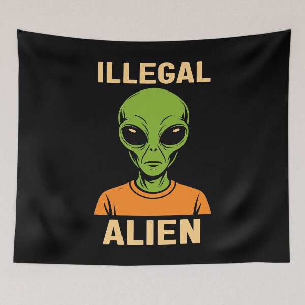Item preview, Illegal Alien World UFO Day designed and sold by Blok45.