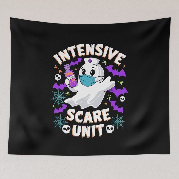 Item preview, Intensive Scare Unit Nurse Halloween ICU Nurse designed and sold by Nekusa.