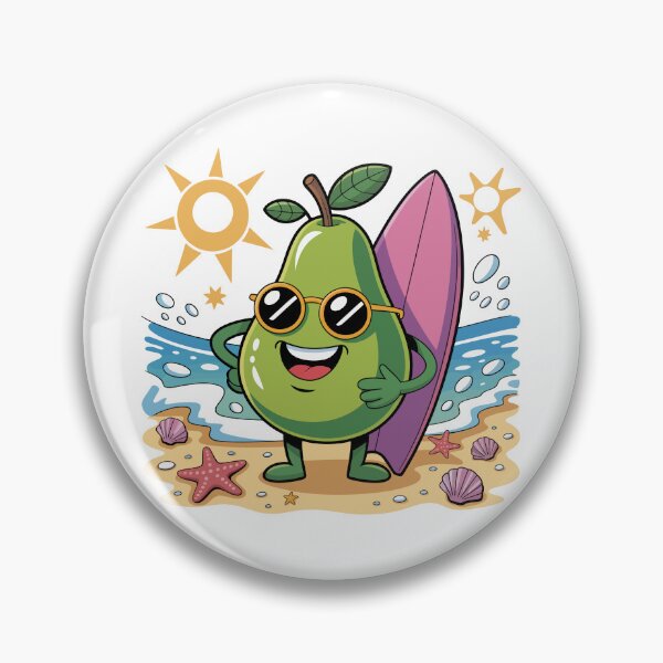 Item preview, pear with surfboard designed and sold by jkrphoto.