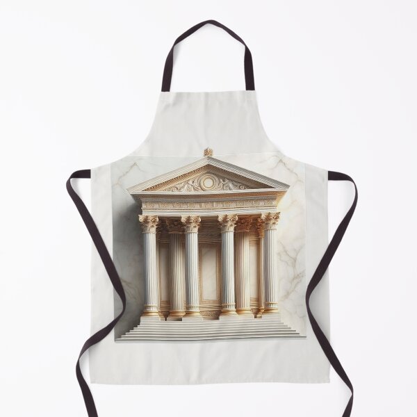 Item preview, Symmetrical Greek Temple – Classical Architecture Design designed and sold by Roberta Calabrese.