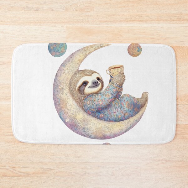 Item preview, Dreamy Sloth on the Moon designed and sold by BlissxPals.