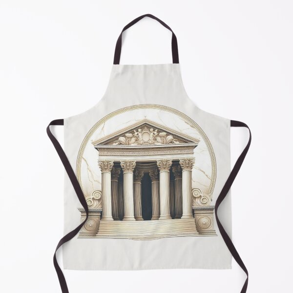 Item preview, Symmetrical Greek Temple – Classical Architecture Design designed and sold by Roberta Calabrese.