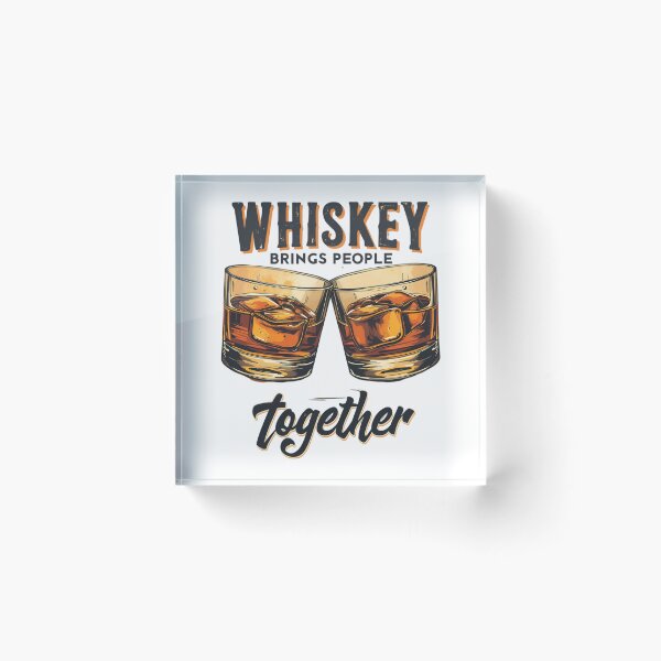 Item preview, Whiskey Brings People Together Bourbon Day designed and sold by Blok45.