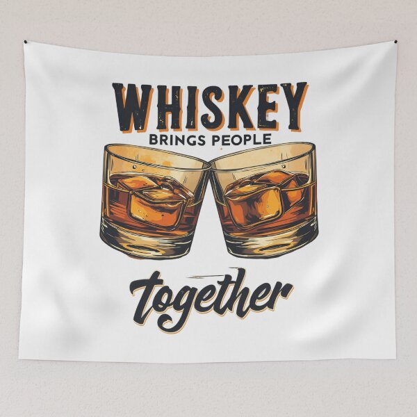 Item preview, Whiskey Brings People Together Bourbon Day designed and sold by Blok45.