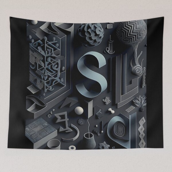 Item preview, Quantum Structures – Modern Abstract Geometric Art designed and sold by ShadowAndSlate.