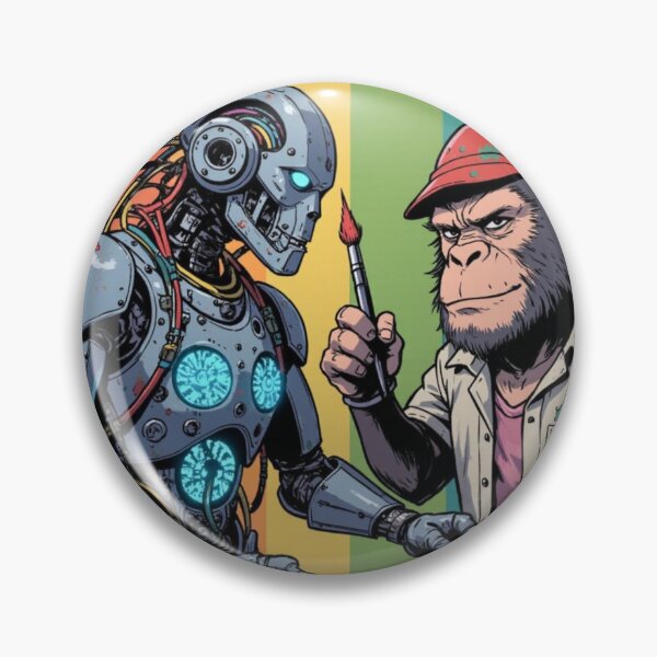 Item preview, Art War: Monkey vs Machine designed and sold by Tajekalphat.