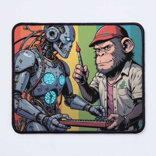 Item preview, Art War: Monkey vs Machine designed and sold by Tajekalphat.