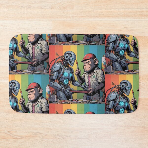 Item preview, Art War: Monkey vs Machine designed and sold by Tajekalphat.