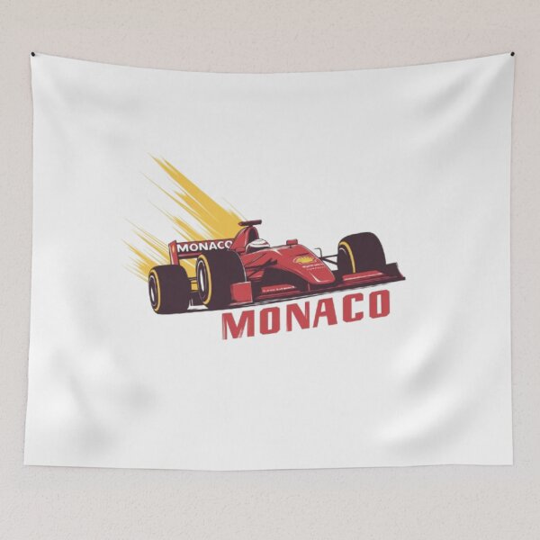 Item preview, Monaco F1 Ferrari – The Art of Speed designed and sold by Pit Stop Prints.