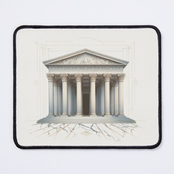 Item preview, Symmetrical Greek Temple – Classical Architecture Design designed and sold by Roberta Calabrese.