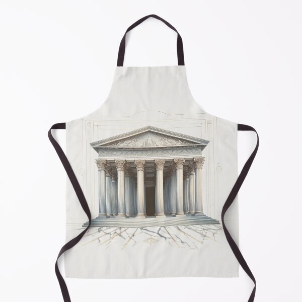 Item preview, Symmetrical Greek Temple – Classical Architecture Design designed and sold by Roberta Calabrese.