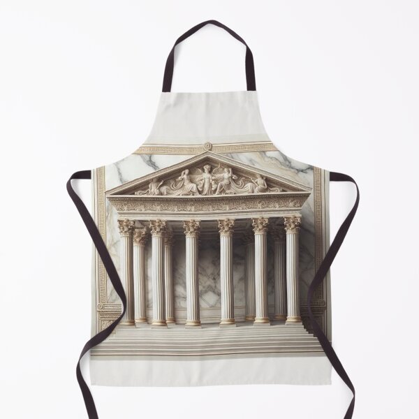 Item preview, Symmetrical Greek Temple – Classical Architecture Design designed and sold by Roberta Calabrese.