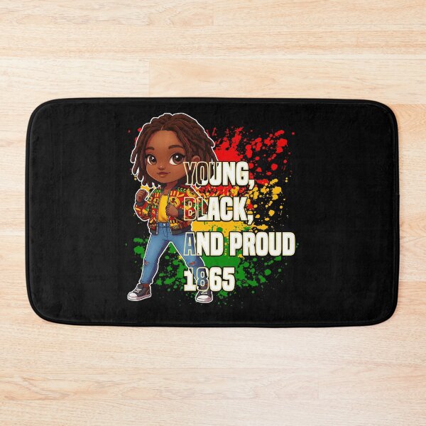 Item preview, Cute Juneteenth Girls Kids Young Black and Proud Since 1865 - Juneteenth Gift designed and sold by JUSTBEELEGANT.