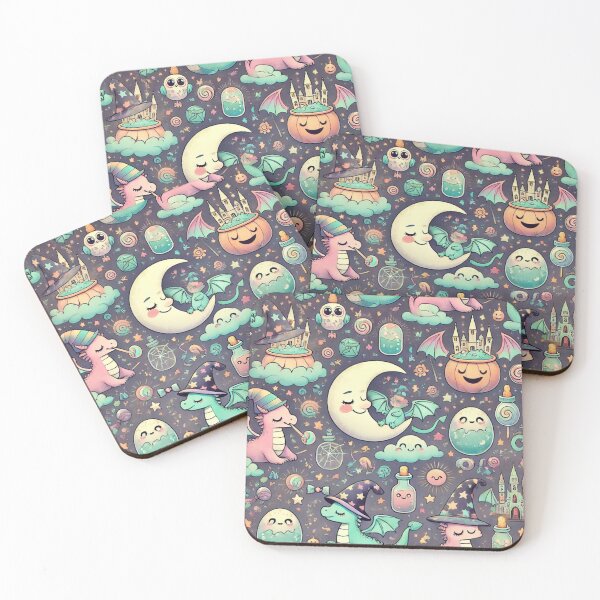 Item preview, Moonlit Baby Dragons designed and sold by Oonward2021.
