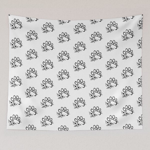 Item preview, Floral Dog Paw designed and sold by Sweetvoilet.