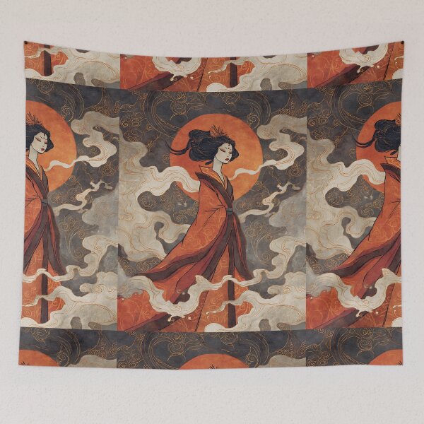 Item preview, Divine Amaterasu Japanese Art designed and sold by bapupa.