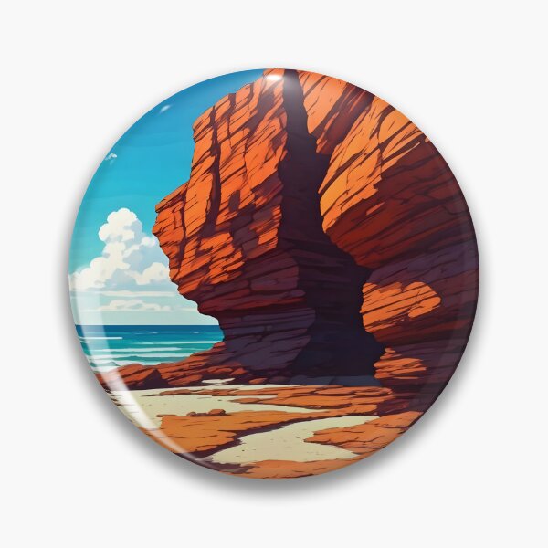Item preview, Gantheaume Point, Broome: Deep Rust-Red Cliffs designed and sold by LSVart.
