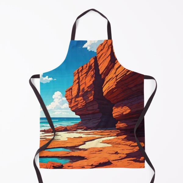 Item preview, Gantheaume Point, Broome: Deep Rust-Red Cliffs designed and sold by LSVart.