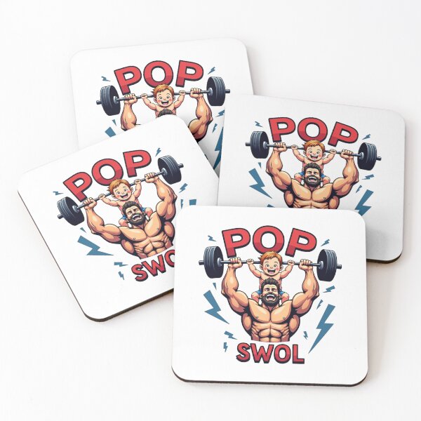 Item preview, Pop Swol Powerlifting Dad Goals father's Day  designed and sold by Taans-Creation.