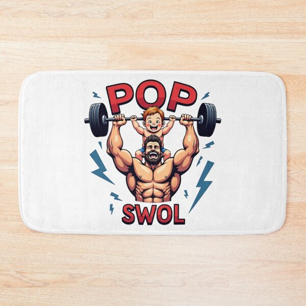 Item preview, Pop Swol Powerlifting Dad Goals father's Day designed and sold by Taans-Creation.