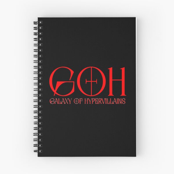 Item preview, GOH title in red designed and sold by GALAXY OF HYPERVILLAINS.