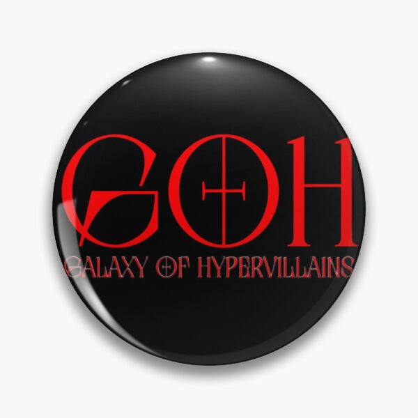 Item preview, GOH title in red designed and sold by GALAXY OF HYPERVILLAINS.