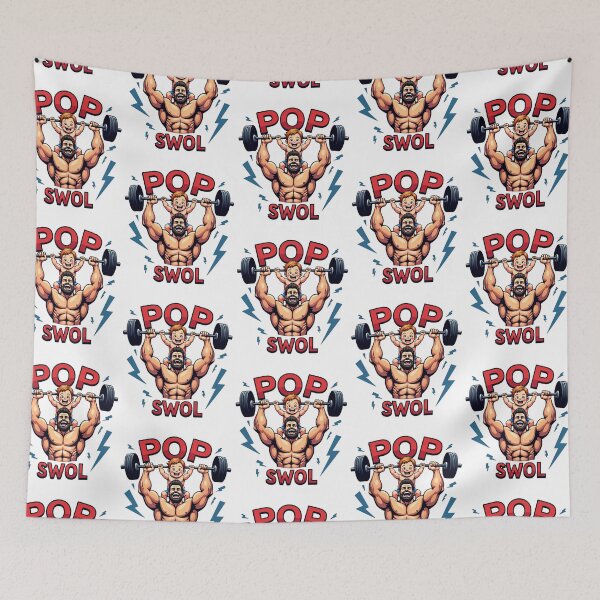 Item preview, Pop Swol Powerlifting Dad Goals father's Day  designed and sold by Taans-Creation.