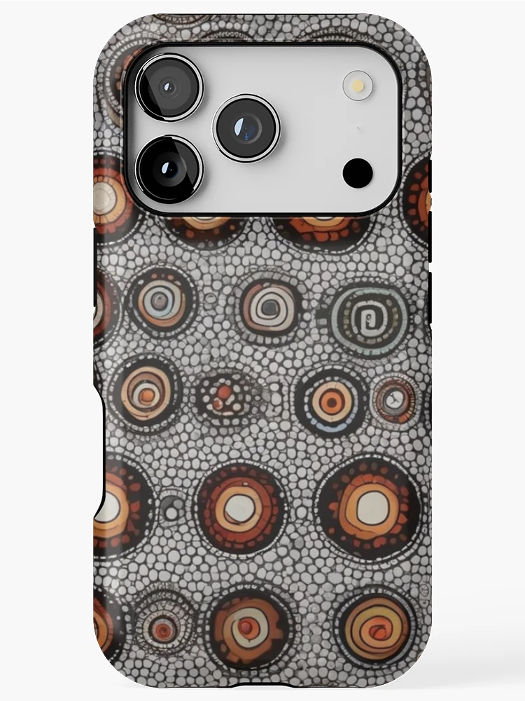 Thumbnail 1 of 4, iPhone Case, dot work designed and sold by Celestial-Roots.