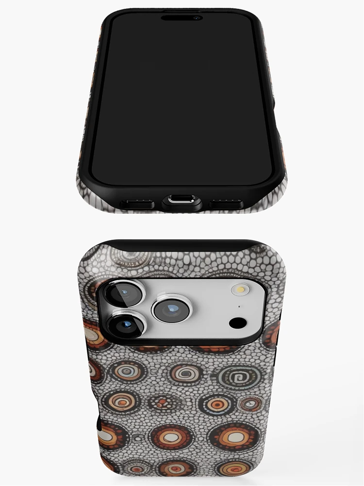 Thumbnail 3 of 4, iPhone Case, dot work designed and sold by Celestial-Roots.