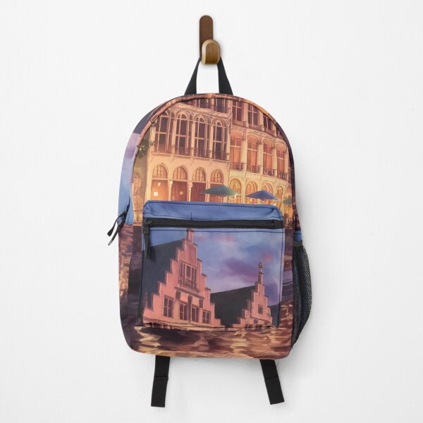 Item preview, Graslei, Ghent: Twilight Reflections on the Leie designed and sold by LSVart.